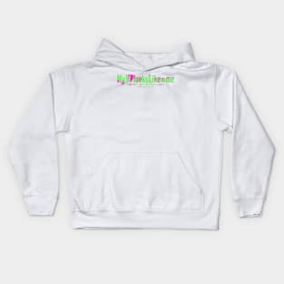 MyVPlooksLike.me - Green/Pink Combo Kids Hoodie